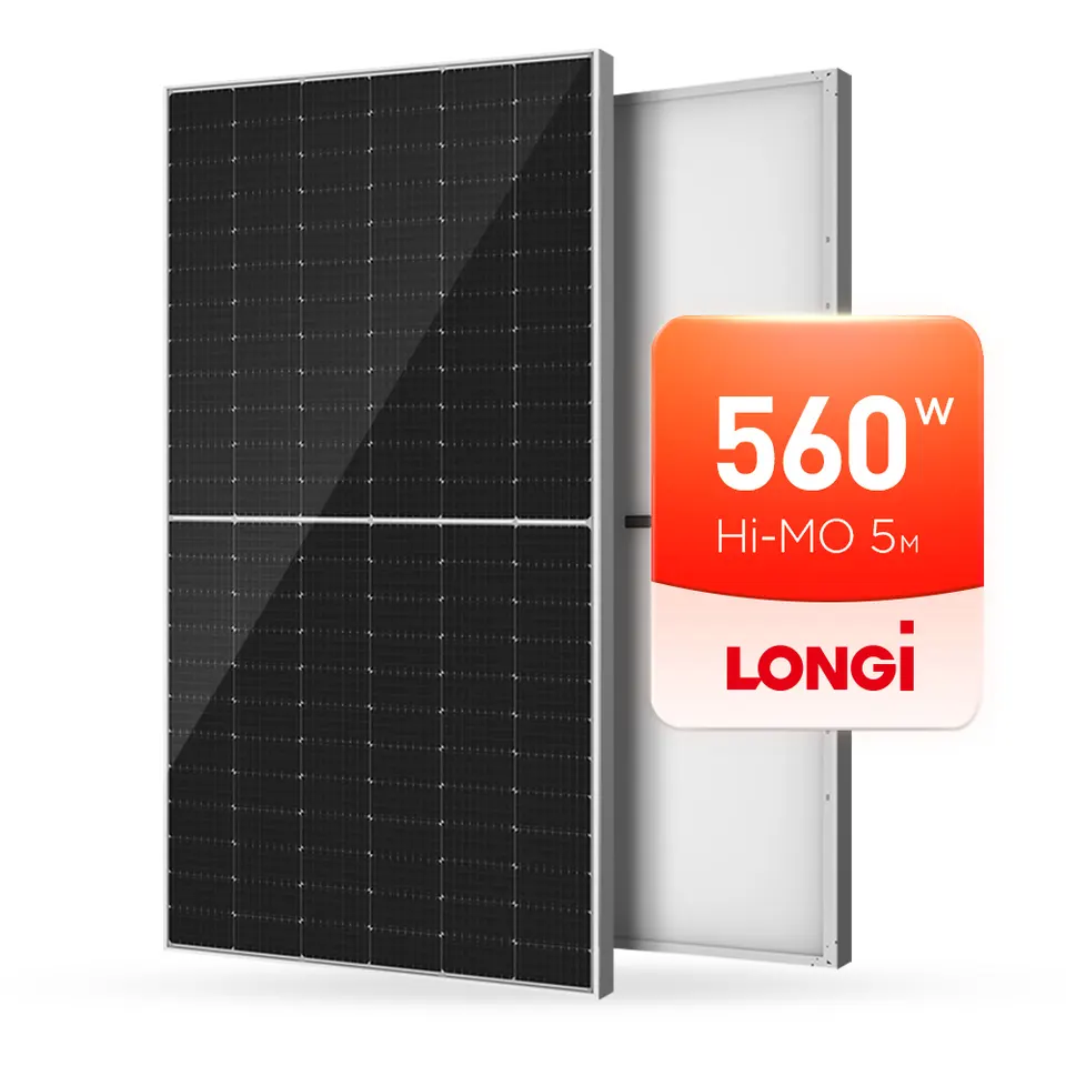 Longi 410W Solar Panels 530W 550W Solar Panel 182 Bifacial Solar Panel Longi 540W