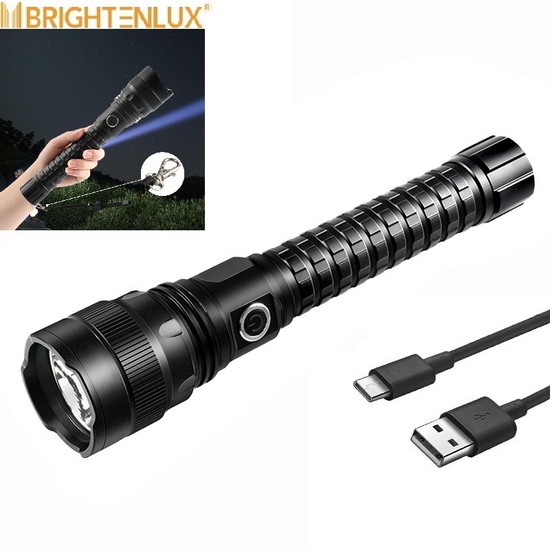 USB strong light 10000 lumen high power led taschenlampe super bright powerful xhp70 torches 5000 lumens flashlight rechargeable