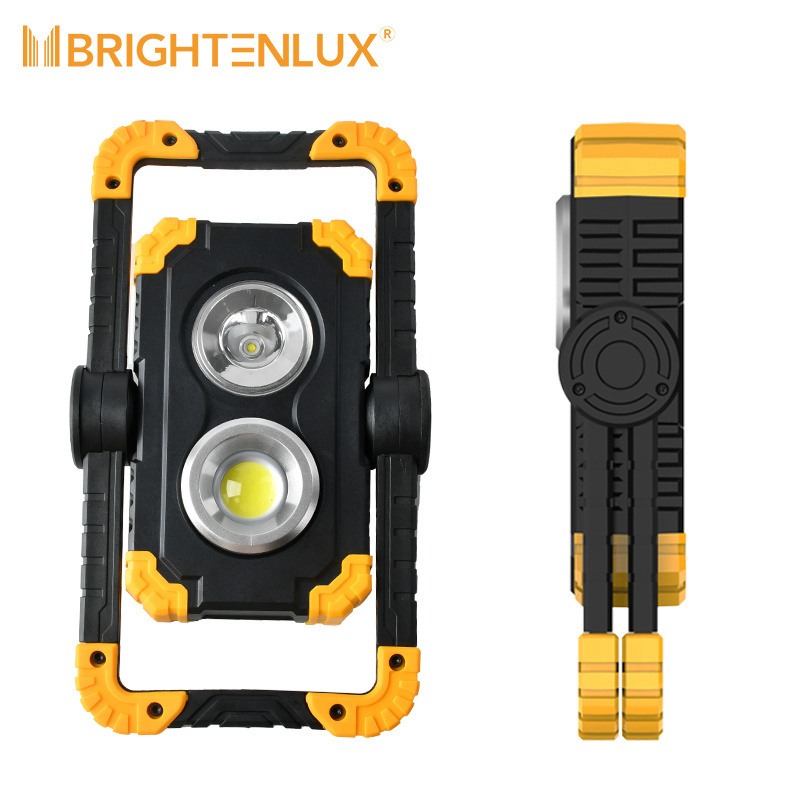 1000LM 20W Usb Rechargeable 7Inch Led Working Lights Foldable Multifunctional Led New Cob Portable Work Lights With Stand