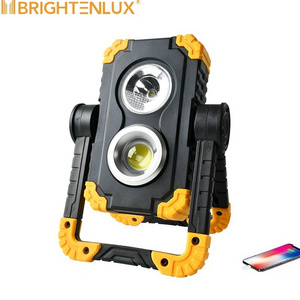 1000LM 20W Usb Rechargeable 7Inch Led Working Lights Foldable Multifunctional Led New Cob Portable Work Lights With Stand