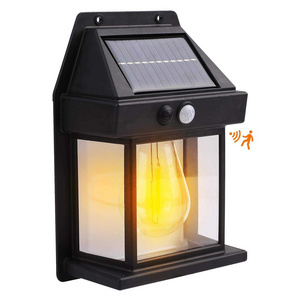 Manufacturers Solar Motion Sensor Led Retro Wall Outdoor Light Garden Lamp Outdoor Led Solar Security Light For Garden