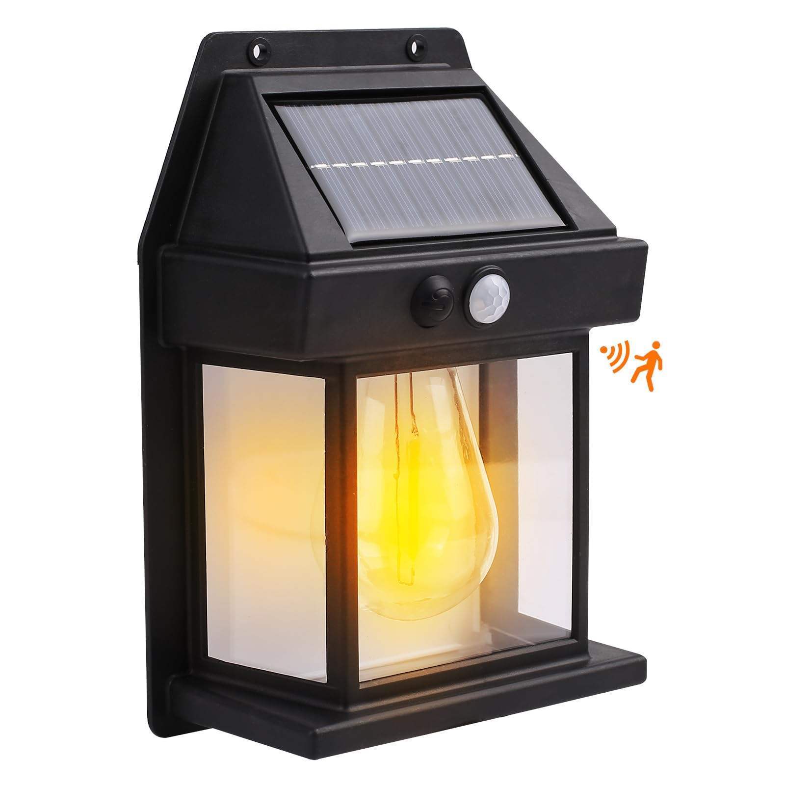 Manufacturers Solar Motion Sensor Led Retro Wall Outdoor Light IP65 Garden Lamp Outdoor Security Led Solar Wall Light For Home