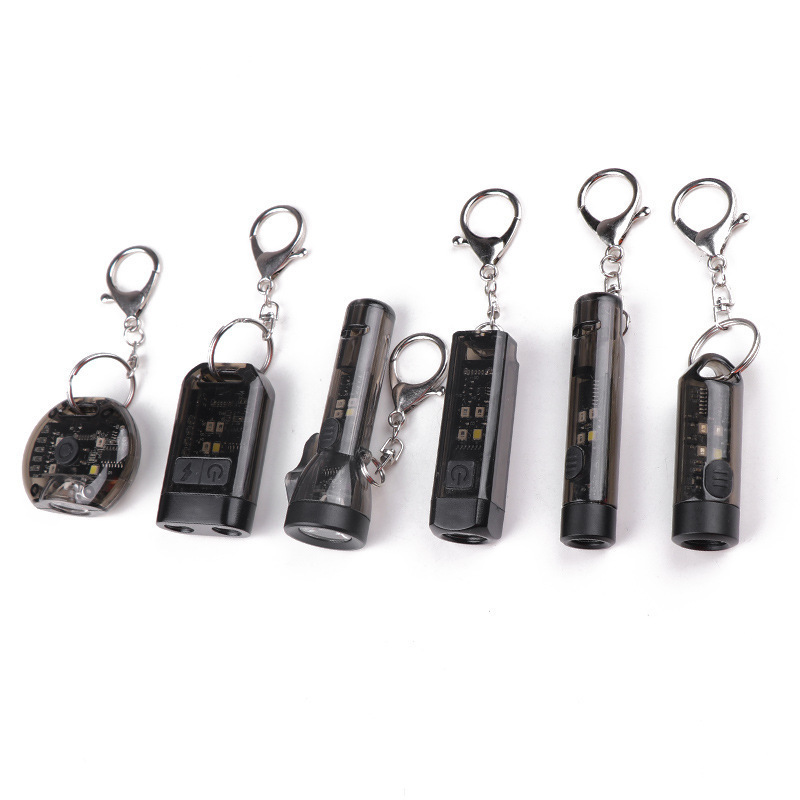 Super Bright Strong Mini Pocket UV Flashlight Torch light Magnetic linterna COB LED EDC Mini Keychain Flashlight Rechargeable