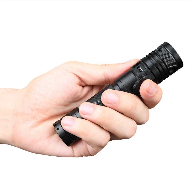 long distance 18650 custom small high power taschenlampe zoom super bright powerful rechargeable led edc mini flashlight