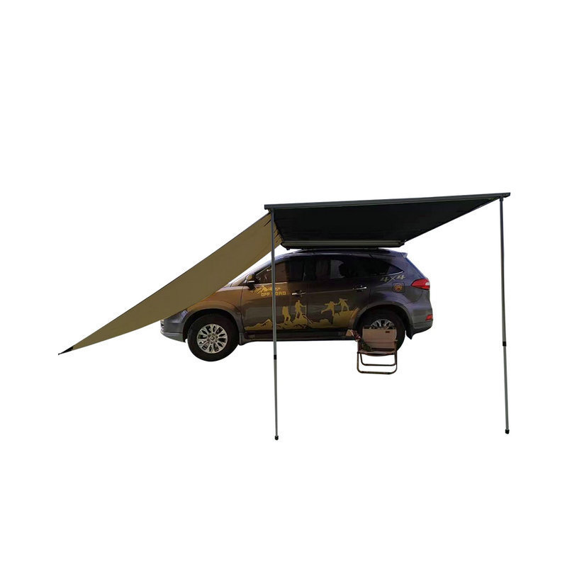 Factory Supply Retractable sunshade waterproof oxford fabric car tent outdoor side car awning