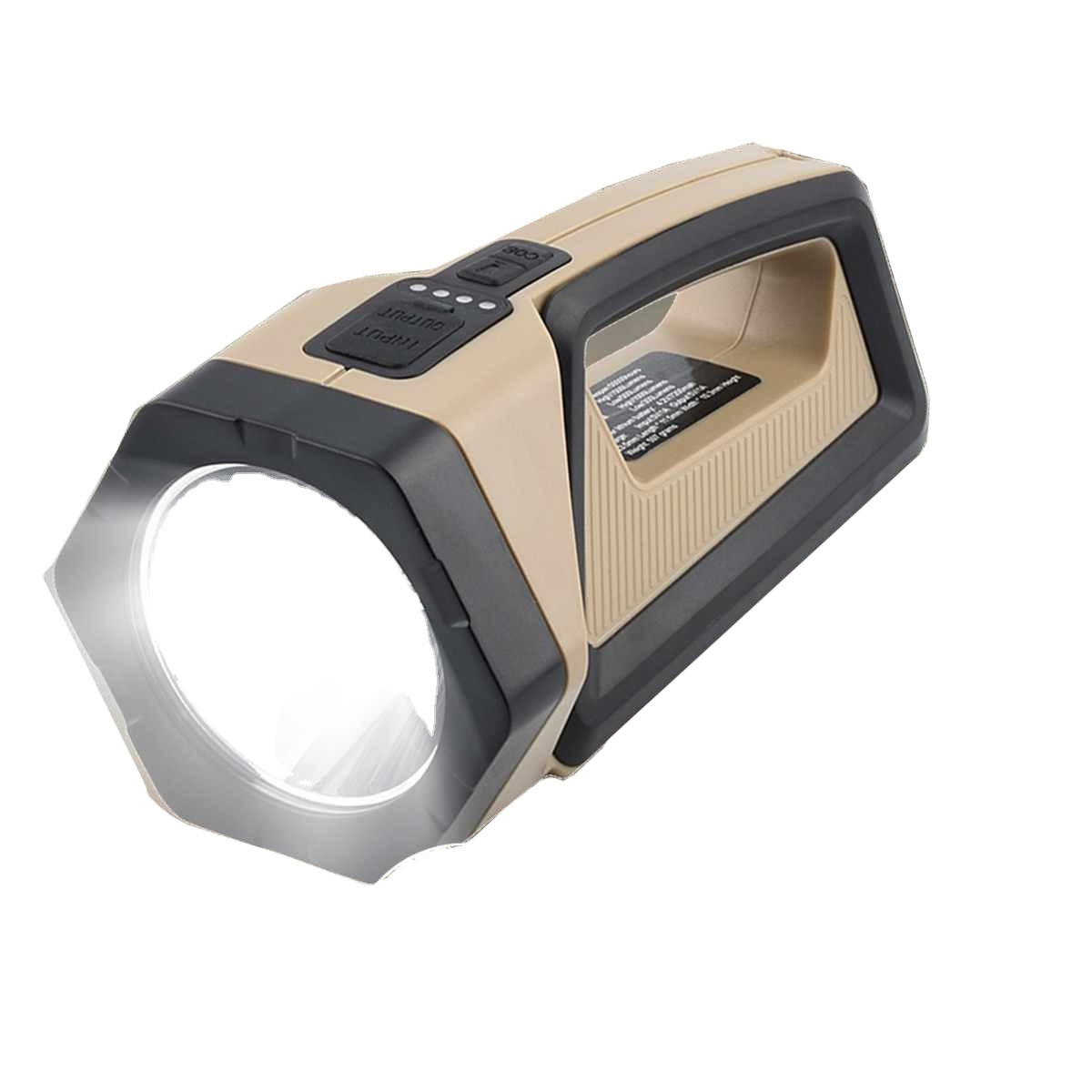 Outdoor ABS Spot Light Rechargeable Hand Held Search Light Portable Powerful Led Searchlight