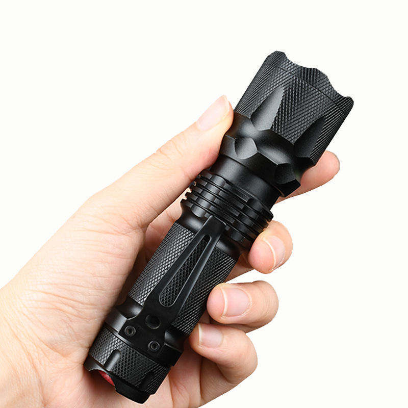 Zoomable Pocket Small Strong Torch Light Taschenlamp Super Bright Flashlight Metal Tactical LED Mini EDC Rechargeable Flashlight