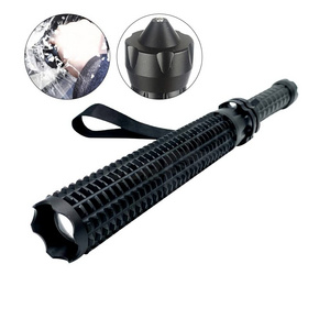 Super Bright New Security Patrol Self Defense Telescopic Japan Torch DC rechargeable Tactical Self Defense LED Flashlight