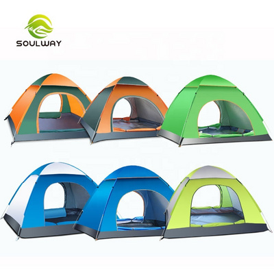 manufacturer custom printed automatic ez easy instant tent waterproof oxford fabric outdoor pop up camping tent