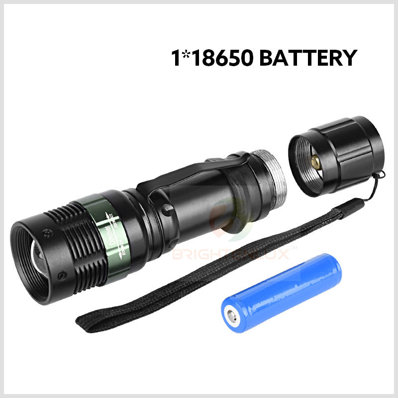 Zoomable Pocket Small LED Flashlight Strong Torch Light Super Bright Tactical Rechargeable Led Metal LED Mini Flashlight