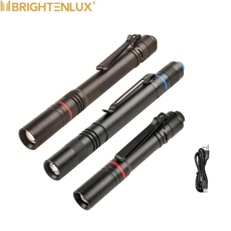 super bright high power zoom custom led mini flashlight penlight medical rechargeable pen torch light