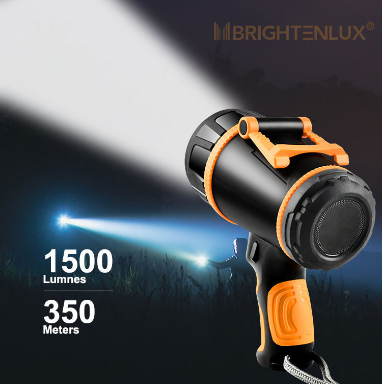 Powerful Super Bright Waterproof Torch Handle Light Flashlight LED Multifunction Flashlight Rechargeable For Hunting