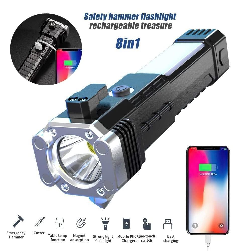 Super Bright LED Tactical survival Flashlight Torch Light linterna Powerful Multifunction LED Flashlight Rechargeable