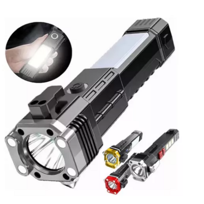 Super Bright LED Tactical survival Flashlight Torch Light linterna Powerful Multifunction LED Flashlight Rechargeable