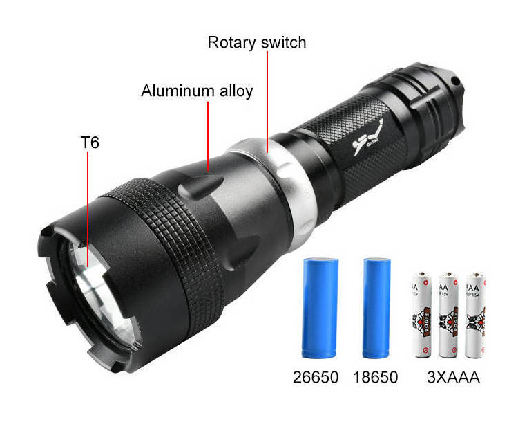 Professional Super Bright Led Powerful Scuba Diving Flashlight Underwater Torch Light Rechargeable Diving Flashlight underwater