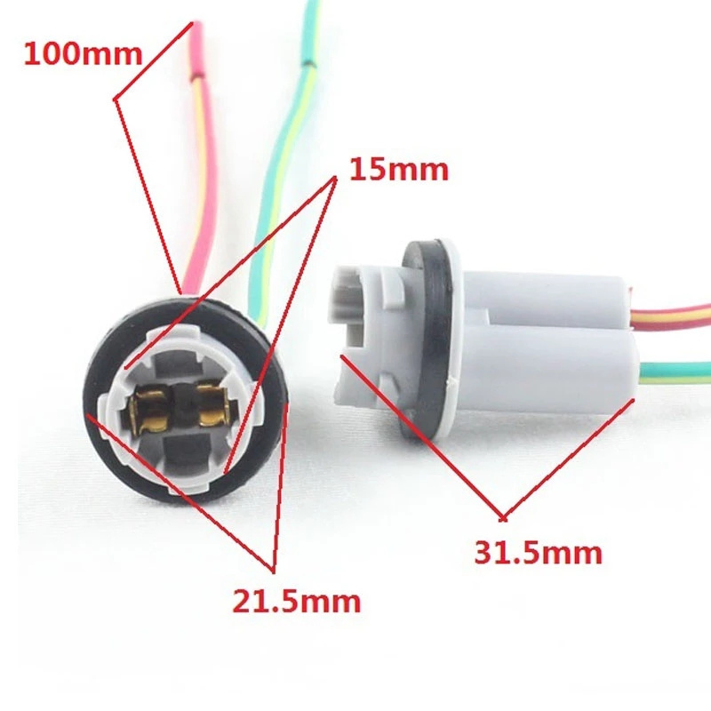 T10 W5W Automobile small LED light bulb plug wedge hard adaptor socket connector t10 car lamp holder adapters base