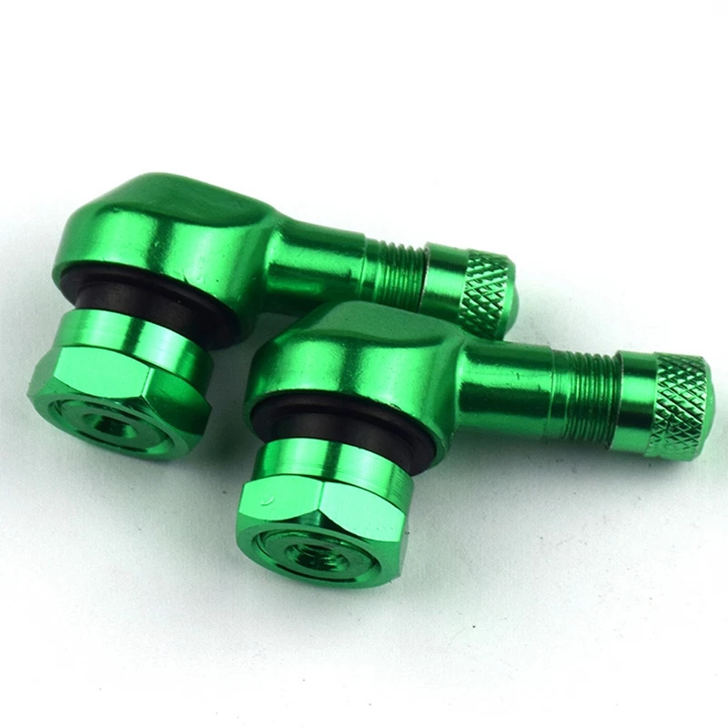 Motorcycle Tire Valve Stem Rim 90 Degree Angle Aluminum Alloy Valve Motorcycle Wheel Tire Tubeless Valve Stems Rim Wheel Parts