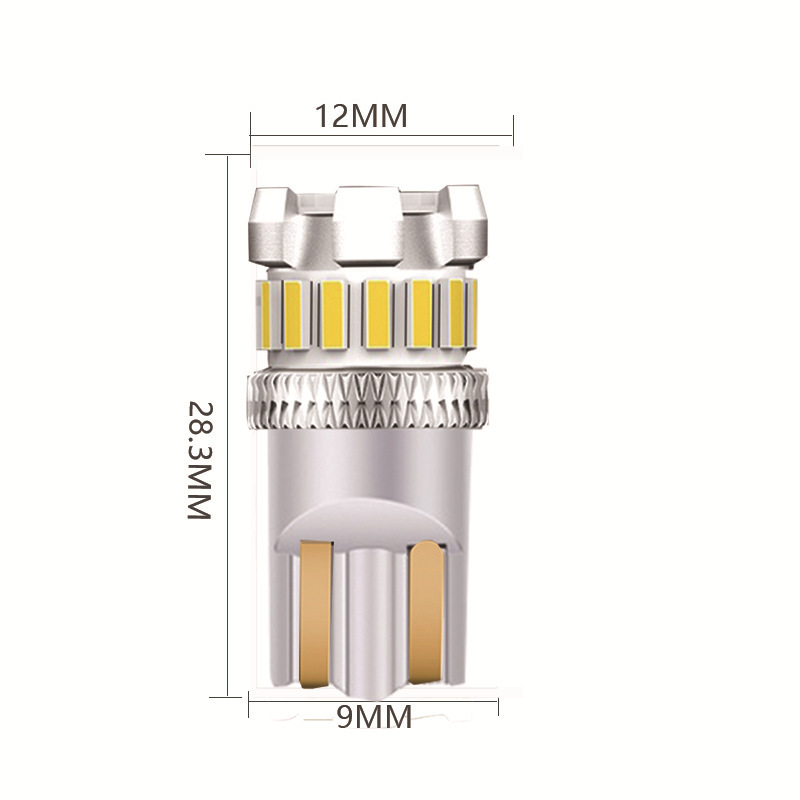 W5W LED T10 LED Bulbs Canbus 4014 3020 SMD For Car Parking Position Lights Interior Map Dome Lights 12V White Auto Lamp 6500K