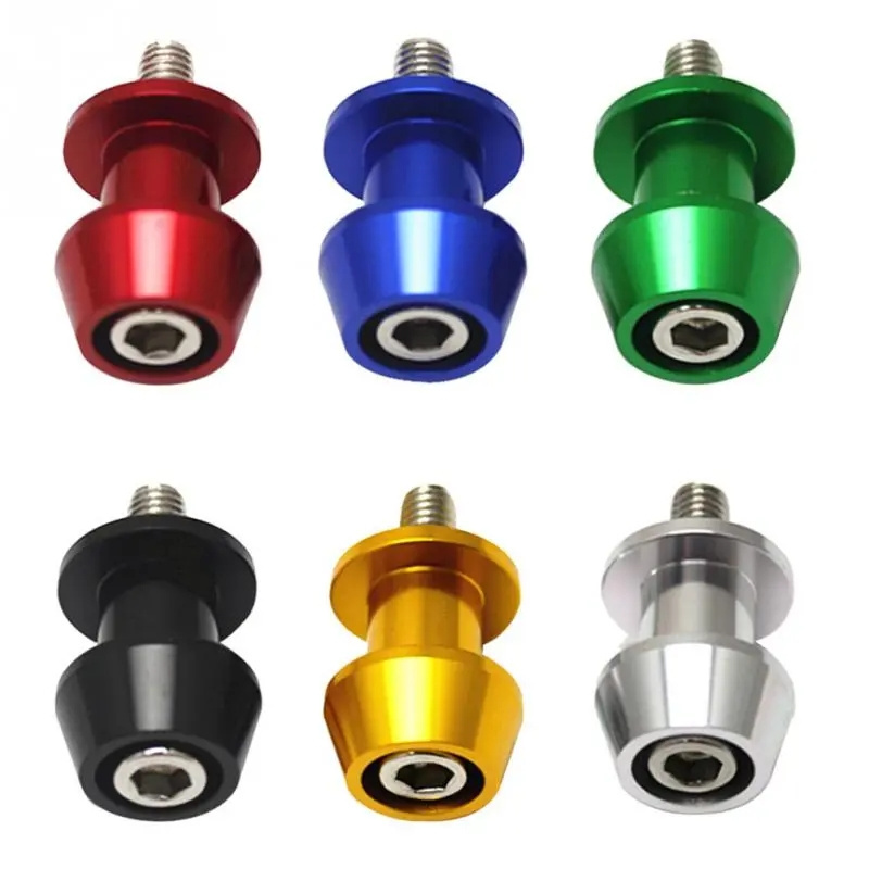 Motorcycle Swingarm Spools Slider 6/8/10mm Swing Screw Sliders Car Accessories Motorcycle Spools Stand Arm