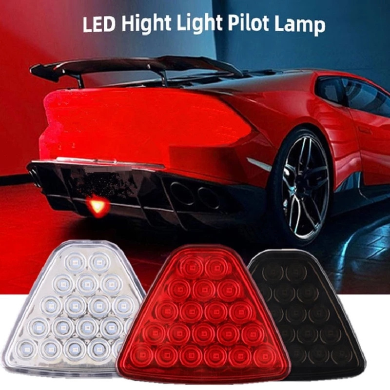 F1 Pilot Light General Modified Car Tail Warning Automobile Rear-end Collision Prevention Flashing Brake LED Brake