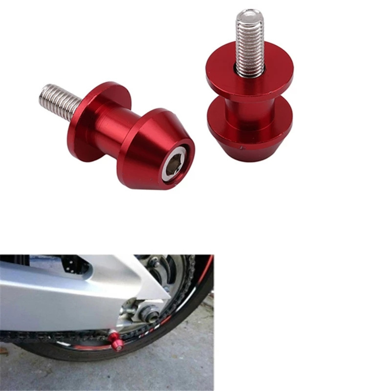 8mm Aluminum Motorcycle Stand Swingarm Spools Slider Stand Screw Swingarm Motorcycle Accessory