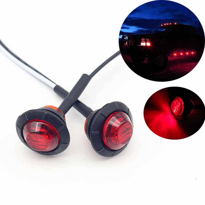 12V Trailer Side Marker Indicators Lights For Auto Car Bus Pickup Truck Warning Warning Clearance Lights Truck Turn Signal Lamp