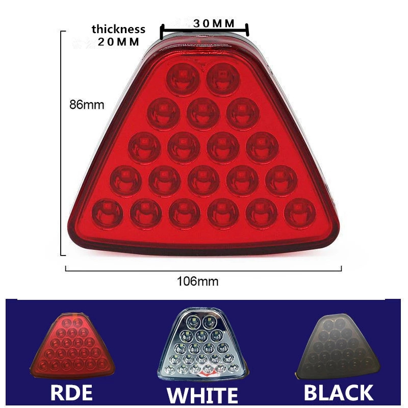 F1 Pilot Light General Modified Car Tail Warning Automobile Rear-end Collision Prevention Flashing Brake LED Brake