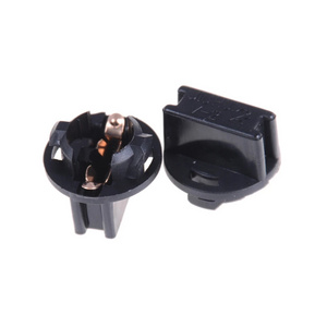 W5W T10 Wedge Small Bulb Indicator Light Lamp Holder Plastic Black Car Instrument Panel Lamp Light Base Socket