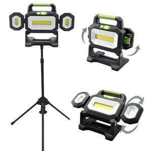 Rechargeable worklight lamp field led flood work light cob magnetic work light standing working outdoor light