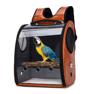 Transparent Bird Backpack Bird Travel Bag