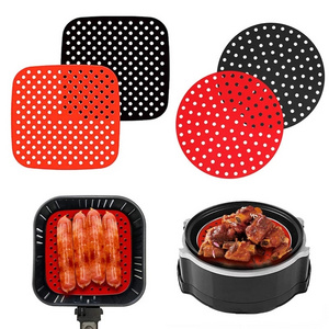 Silicone Air Fryer Pad Round Cake Mold Kitchen Silicone Insulation Liner Non-stick Pan Baking Pan Home