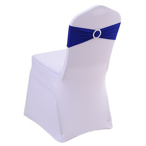 Spandex Chair Bands With Buckle Slider For Wedding Decorations Wholesale Chair Sashes Bow Not a chair cover