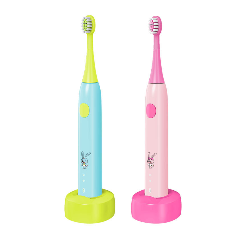 High frequency vibration soft DuPont bristles mini children's electric toothbrush is waterproof and rechargeable