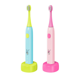 High frequency vibration soft DuPont bristles mini children's electric toothbrush is waterproof and rechargeable