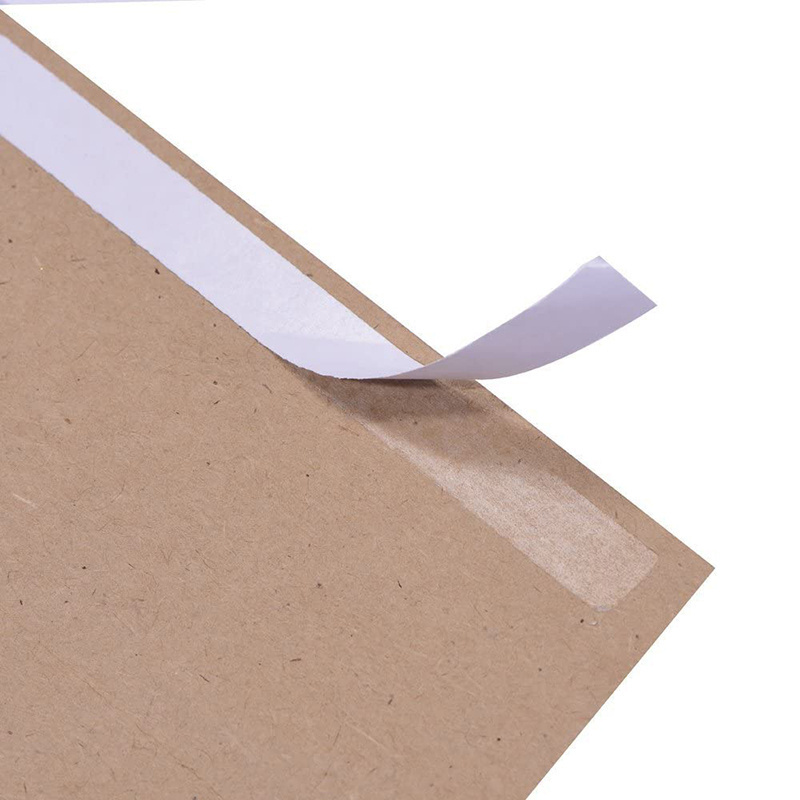 100% Natural  Plain Kraft CD Sleeve Customized eco-friendly brown Kraft Paper Packaging Manila Envelope With Glue