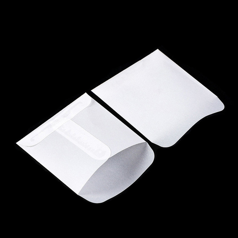 Mini White Pill Envelopes 2.25 X 3.5 Inch Drug Dispensing Buttons Packaging Transparent Envelope