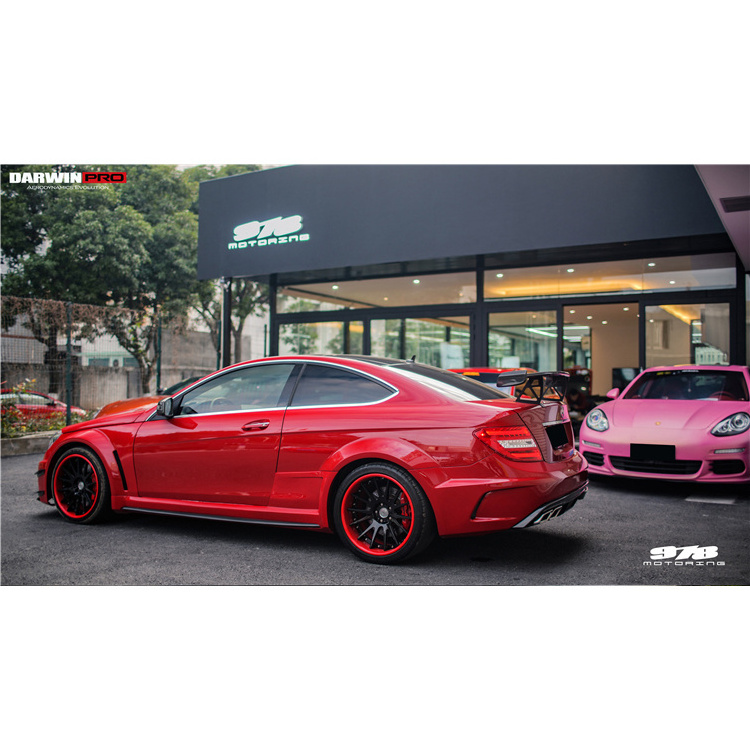 DarwinPRO BK Style Portion Carbon Fiber Body Kit For Mercedes C Class w204 coupe sedan Facelift