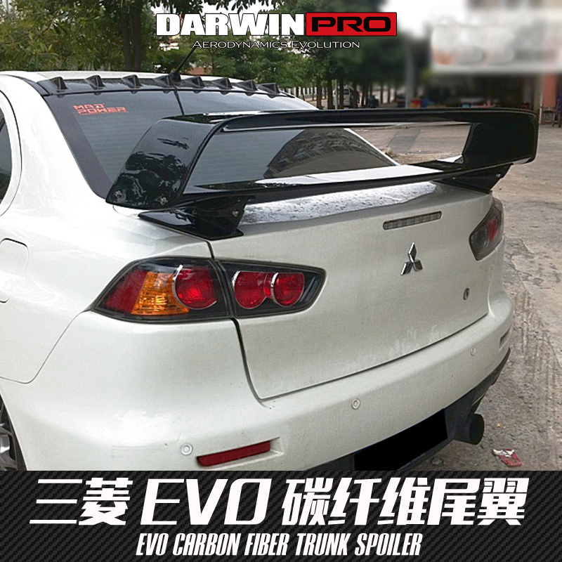 TX Style Carbon Wide Fiber fender body kit parts fitMitsubishi EVO 7 8 9