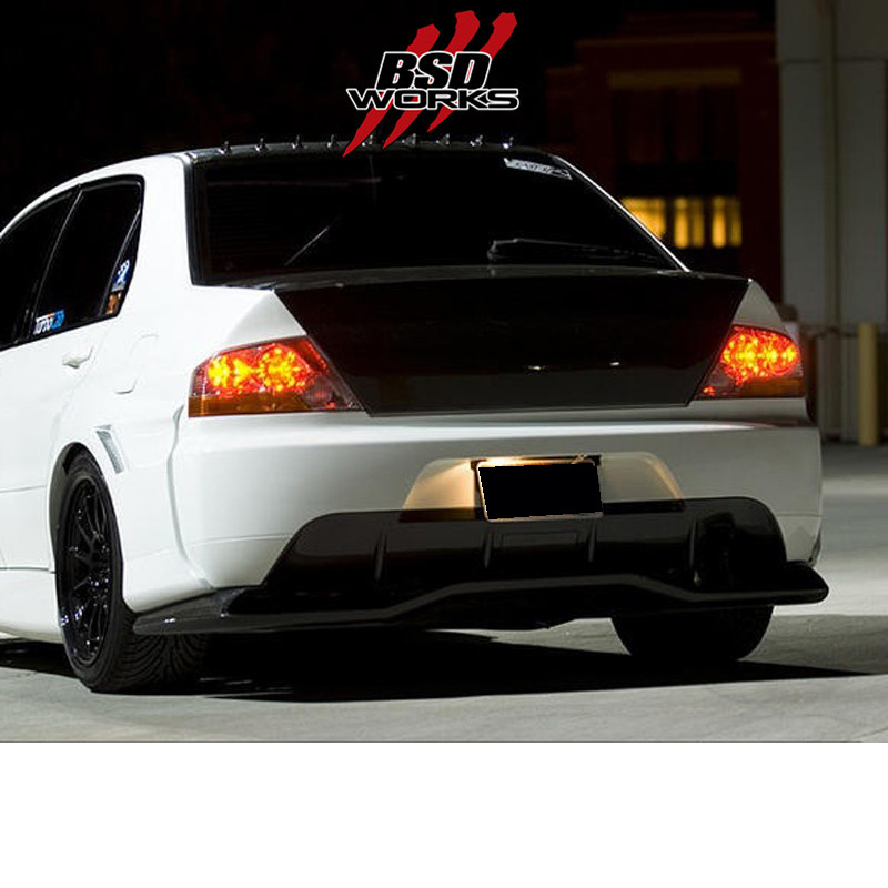 DarwinPRO Jdm Style Rear Bumper and rear diffuser for 2003-2006 EVO 8 9