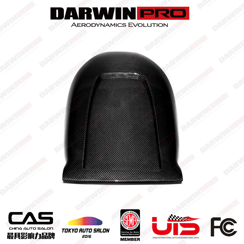 DarwinPRO Autoclave Carbon Fiber Seat back Cover Replacement ForTesla Model 3