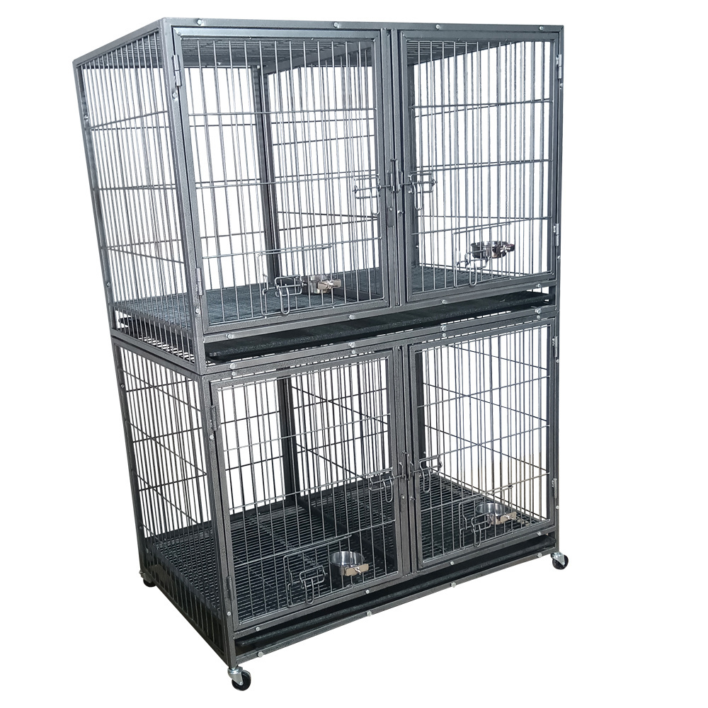 Heavy Duty Metal Dog Crate Cage 44