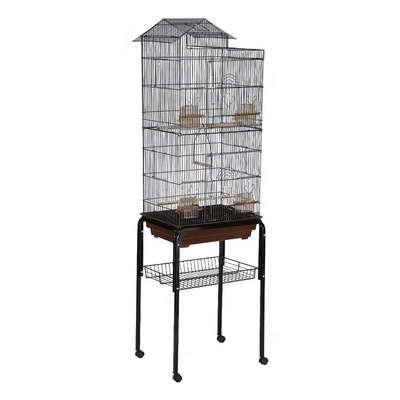 Metal Aviary Parrot Bird Trap Cage Briding Cages for Parrot Pagoda Bird House Fence With Swing