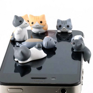 Cute Koala Dust Plug 3.5mm Headphones Gadgets For Iphone Samsung Diamond decoration Gift Dirt-Resistant Earphone Jack stopper