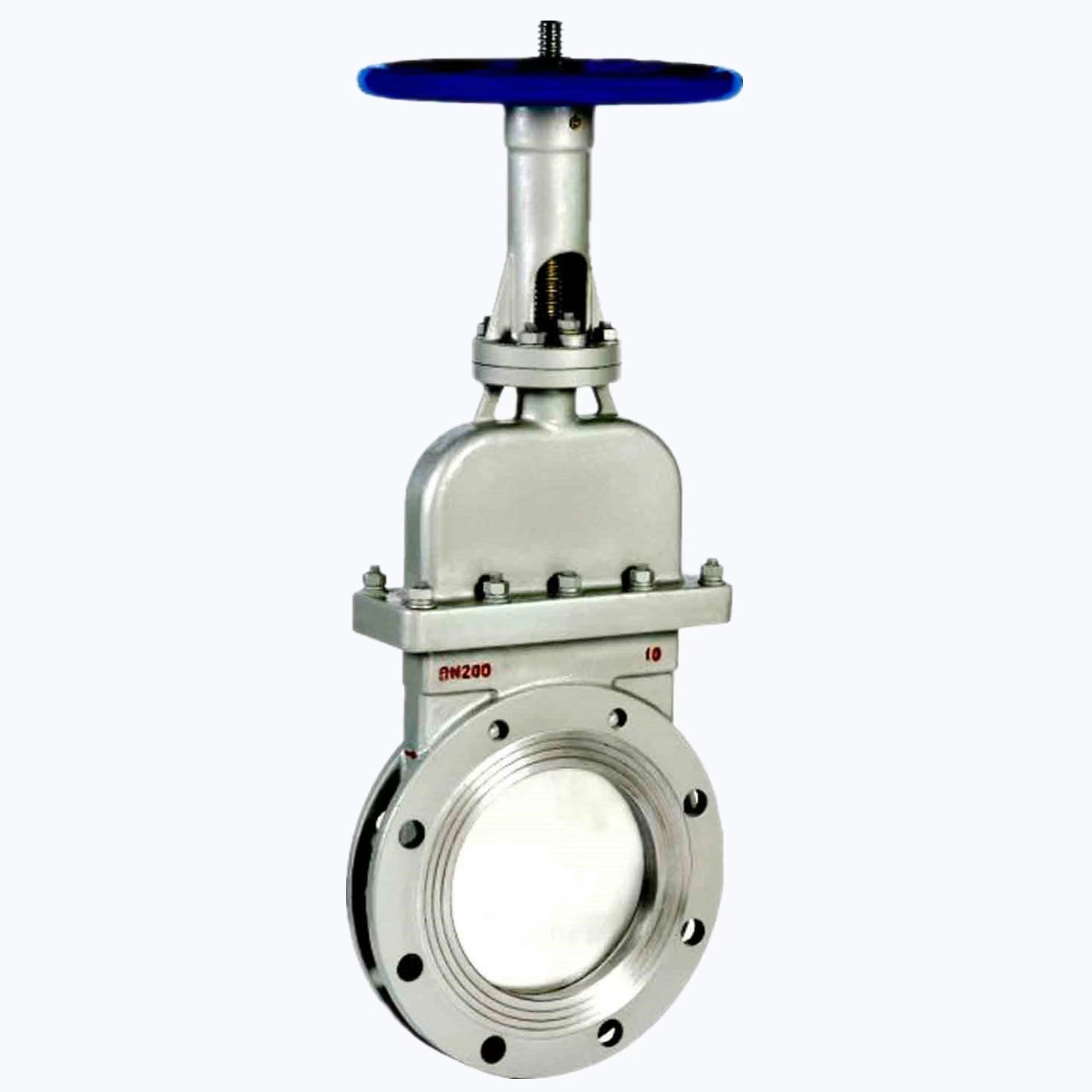 Cast Iron Automatic Resilient Seal Through Water Flange Knife Gate Valve