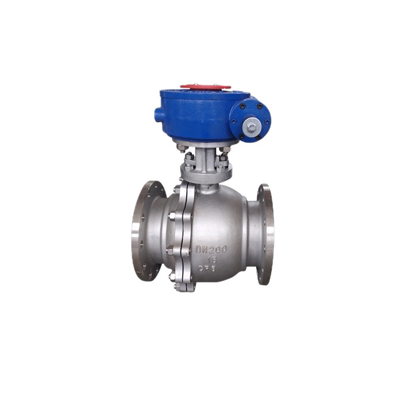 BSTV Industrial Valves 50mm SS 304/316/316L Gear Floating Flanged Type Ball Valve