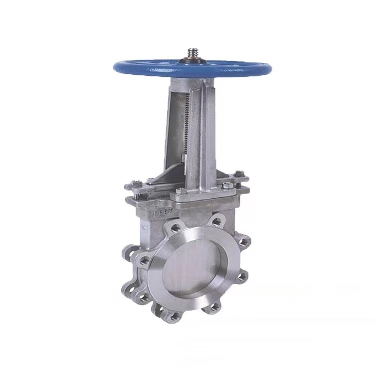 ASTM Wafer Lug Type Stainless Steel Knife Gate Valve Manual Operation Chinese Factory