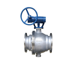 BSTV Industrial Valves 50mm SS 304/316/316L Gear Floating Flanged Type Ball Valve