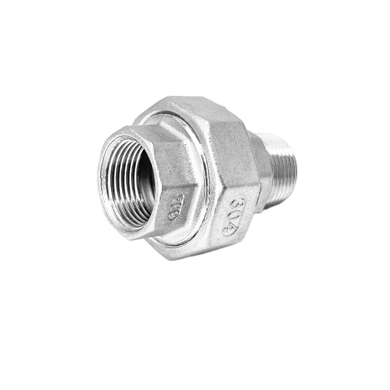 Forging High Pressure Stainless Steel SS304/SS316 NPT/BSPT Threaded/Screwed Pipe Fitting Union