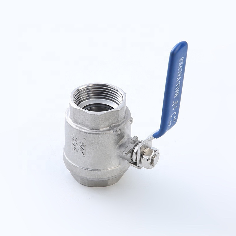 [Stock]1 1/4in DN32 / 201high quality chemical oil pipeline systems stainless steel 2PC floating threaded ball valve