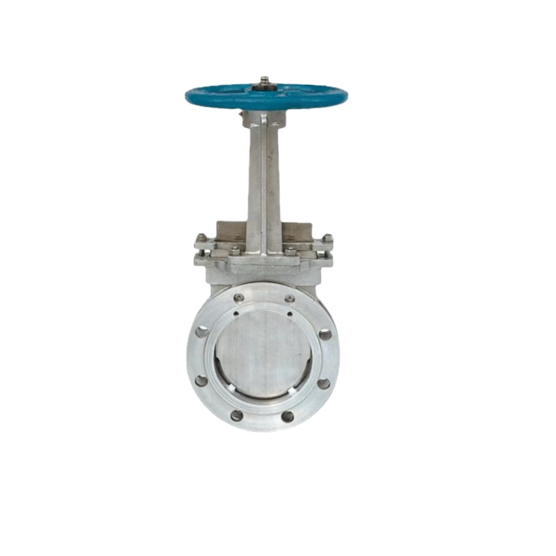 Cast Iron Automatic Resilient Seal Through Water Flange Knife Gate Valve